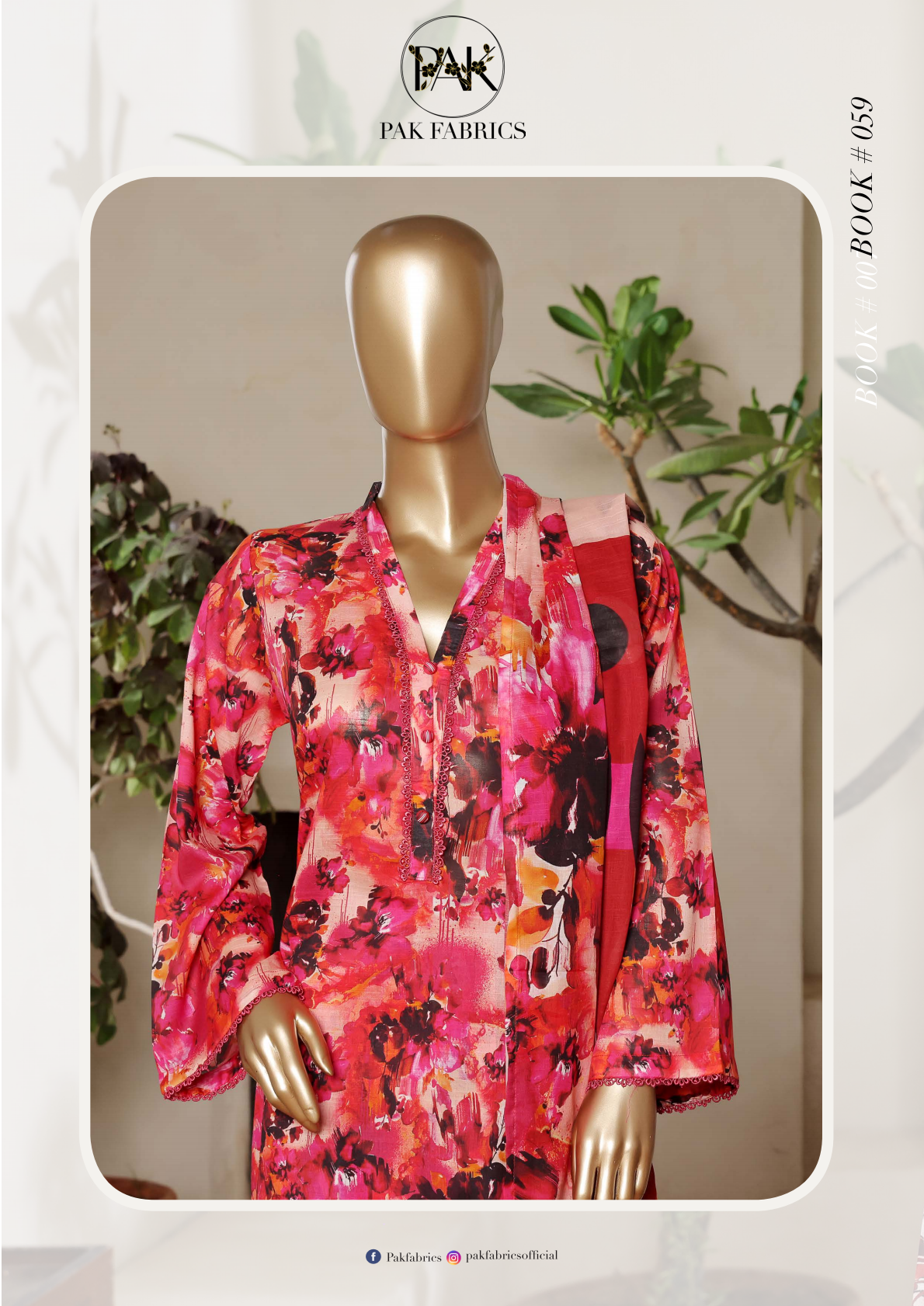 Ego Doria Lawn Unstitched AllOver 3Pcs ππ
