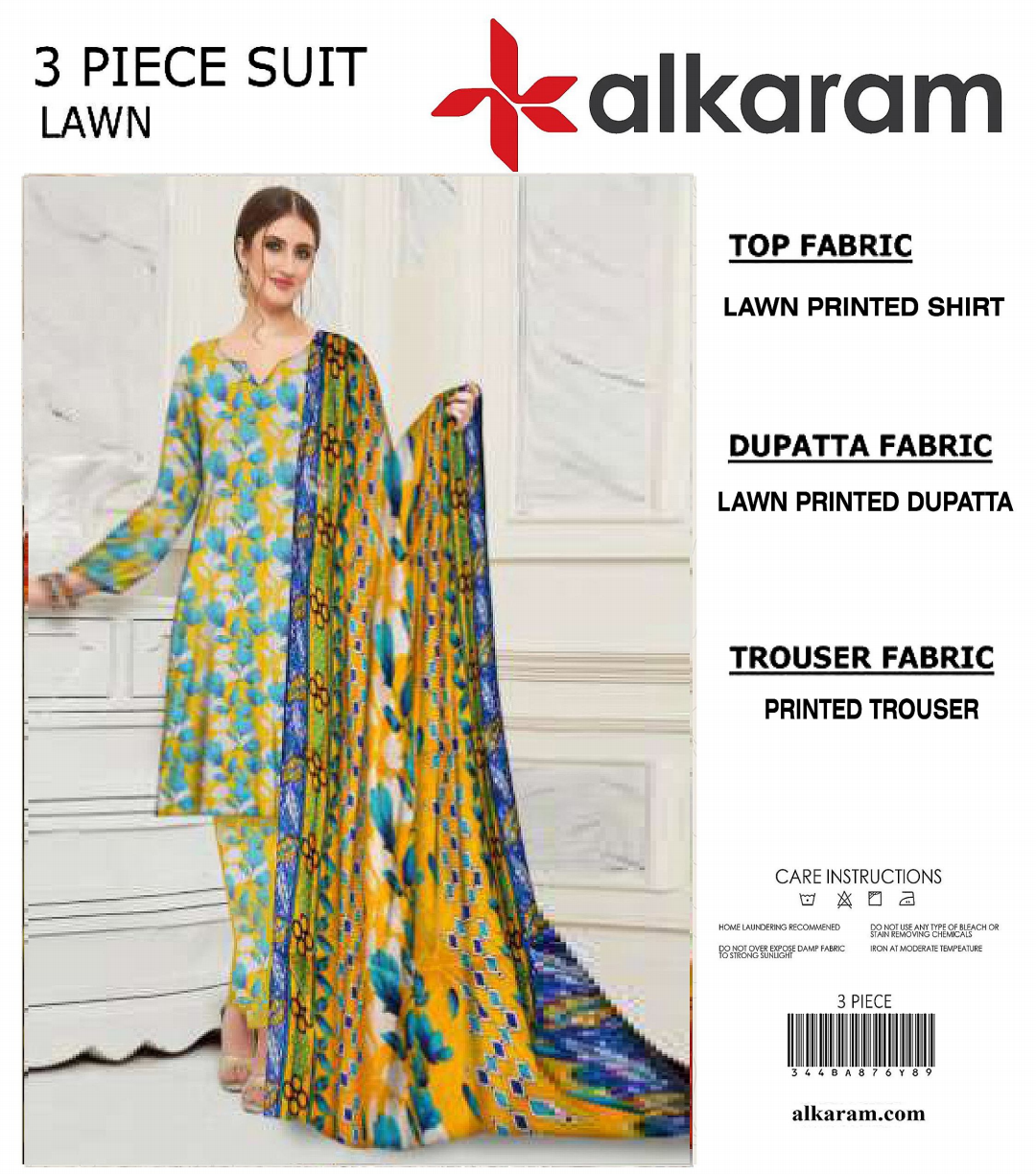 Alkaram Unstitched Lawn 3 Pieces in Wholesale Price π₯β€οΈ