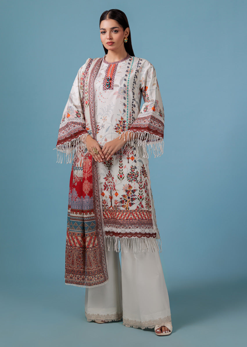 Bonanza Satrangi Unstitched Alloy - 3 Pc (WU3PPBS25LIUN100)