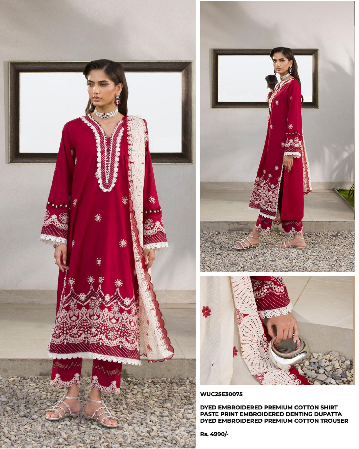 πΈβ¨ Zellbury Signature Unstitched Fancy Chikankari Luxury 3 Pieces β¨πΈ