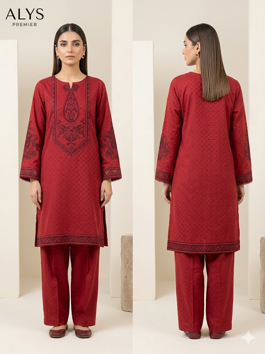 SALITEX 2PC EMBROIDERED UNSTITCHED LAWN COLLECTION