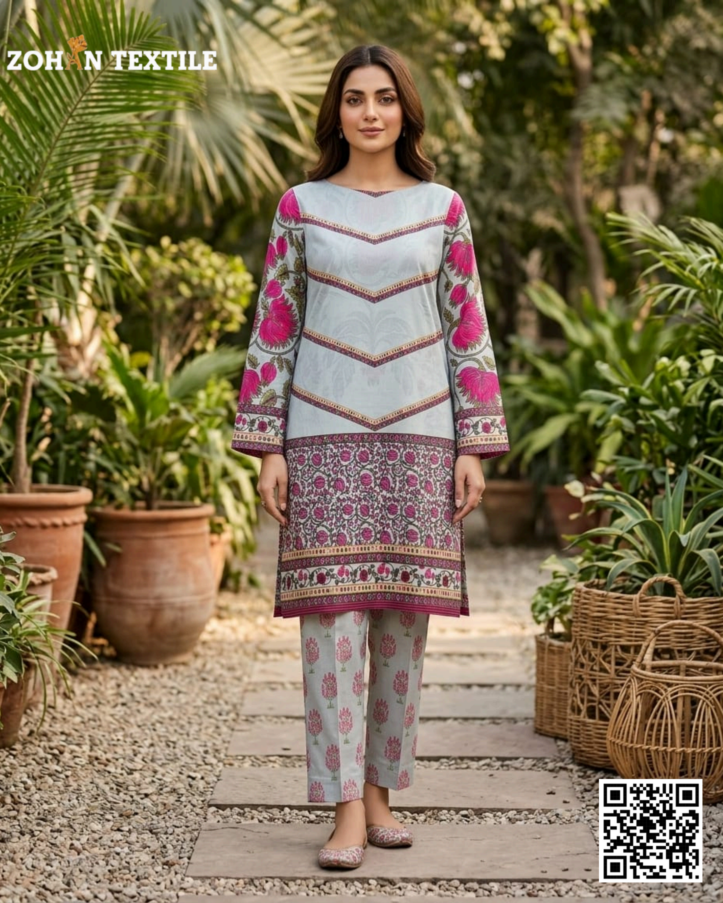 Zohan Textile Design No: 07 (S+T) Printed Collection