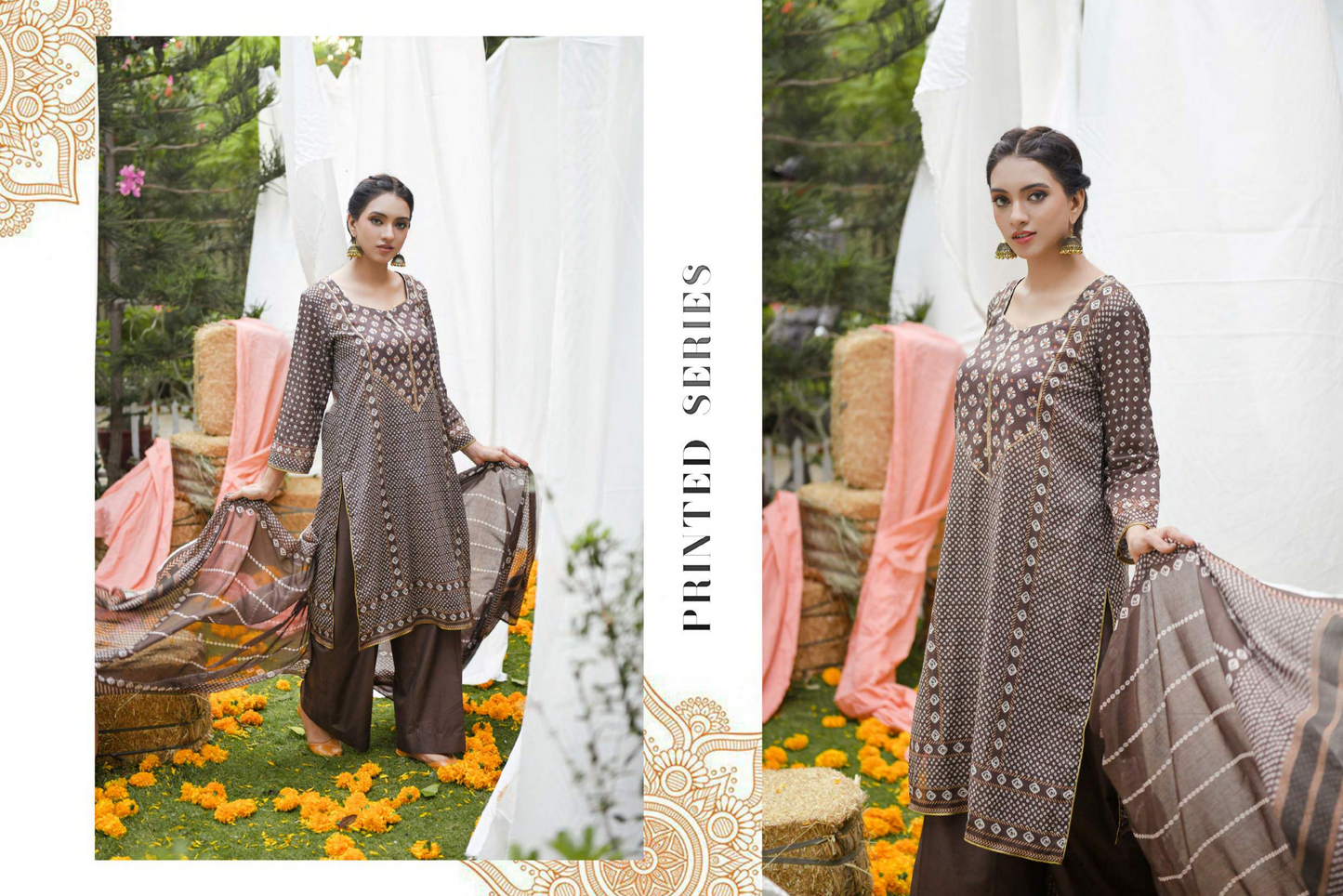 MoosaJee 100% Original Heritage Chunri Unstitched 3Ps๐๐ฅ