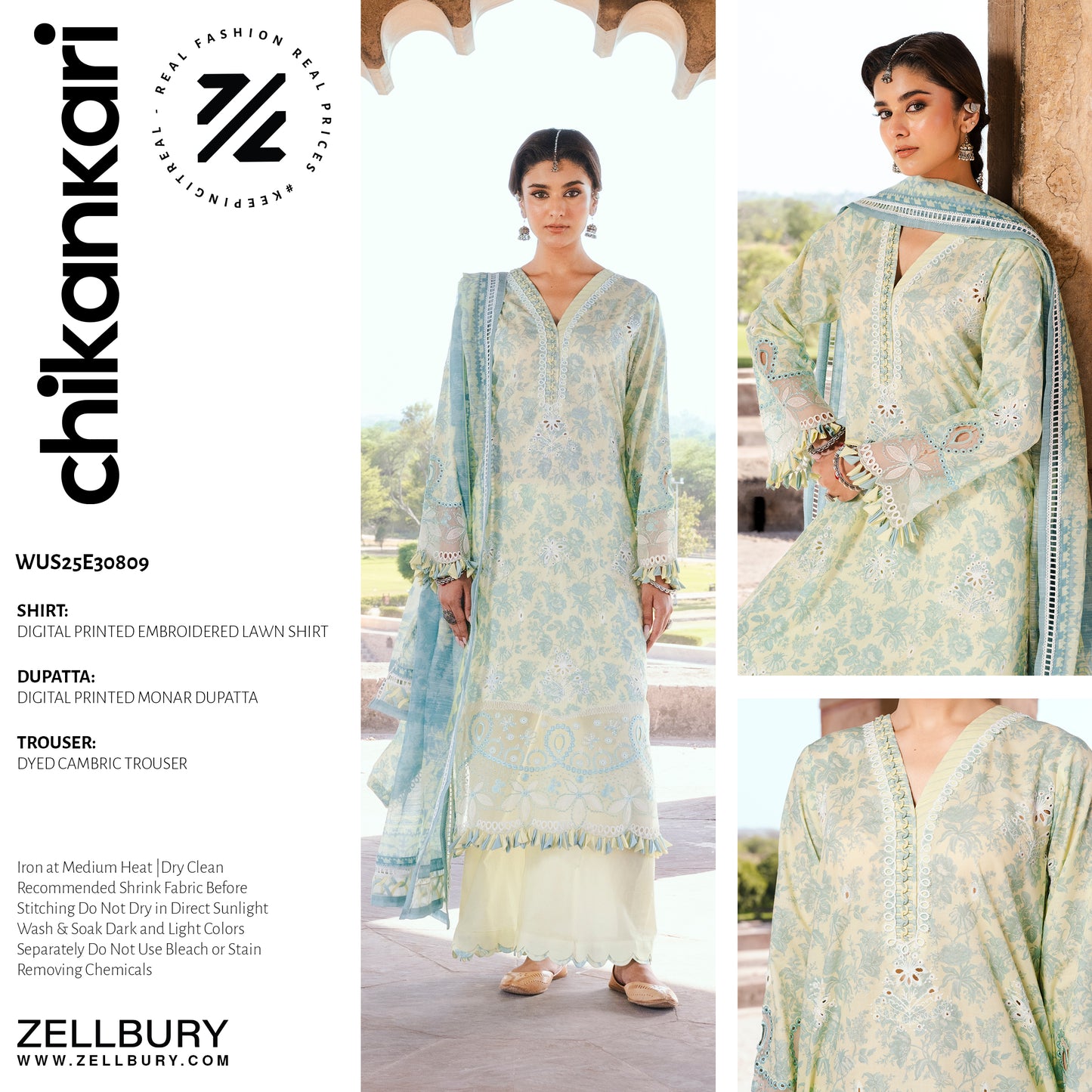 Zellbury Ultra Chic Embroidered Luxe Drop β¨πΏ