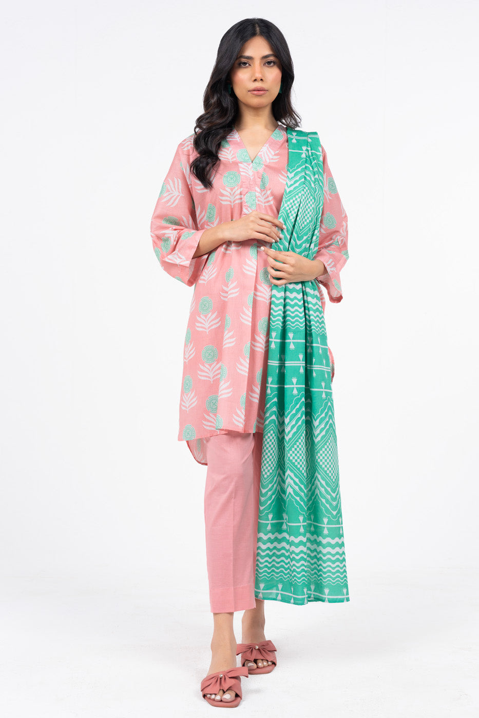 alkaram prints Digital Lawn Unstitched 3 Pieces ❤️