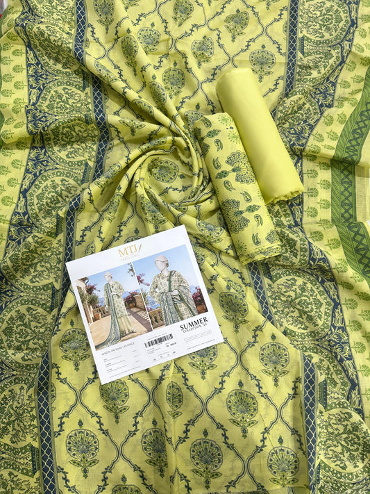 MTJ Original (WSDTS-PR-5400) Printed Lawn Unstitched Collection – Summer 2026
