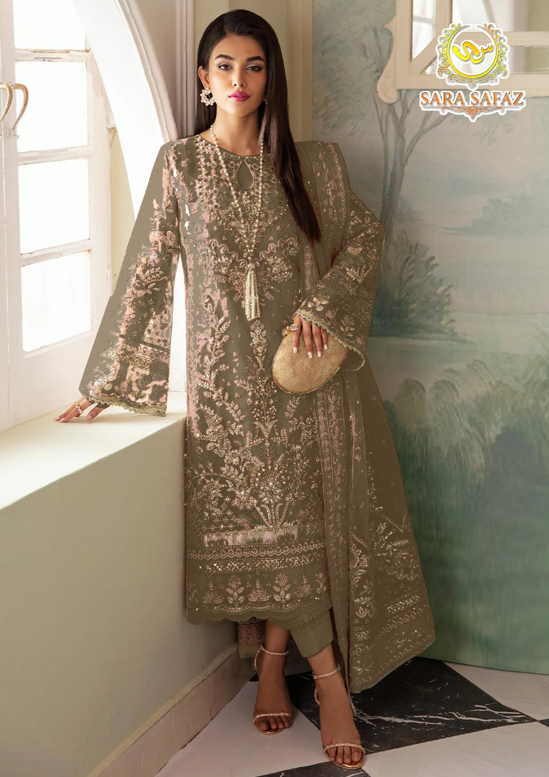 Unstitched Luxury Embroidered Fancy CHIKENKARI 3 Piece in Wholesale Price โ
๐ฏ
