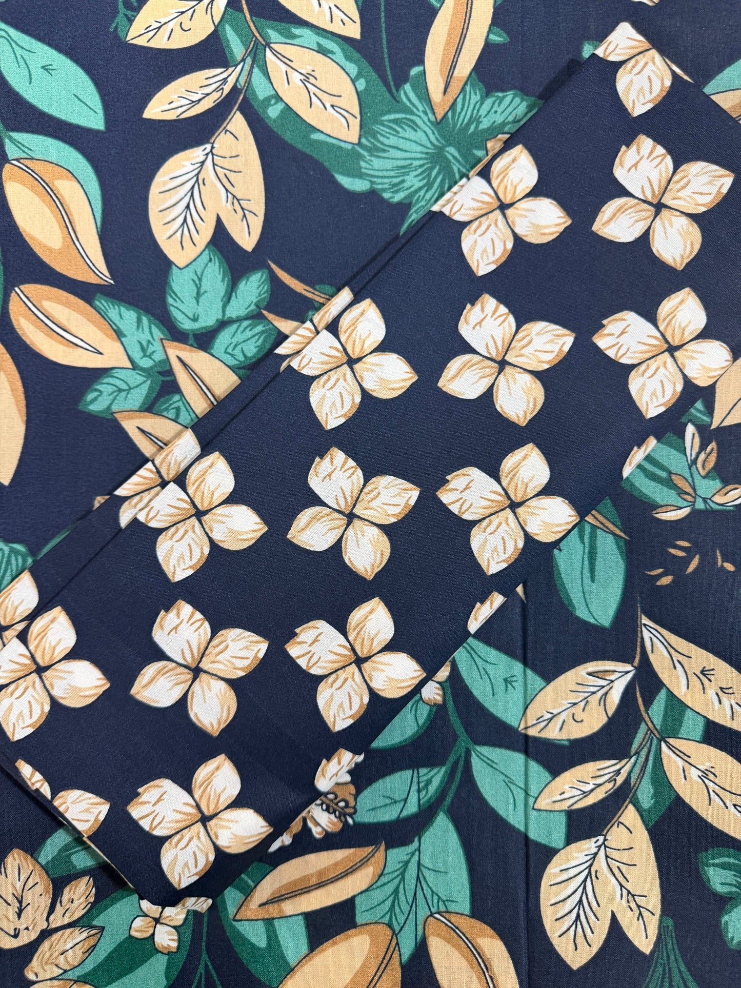 Salonika Navy Double Bed Bedsheets