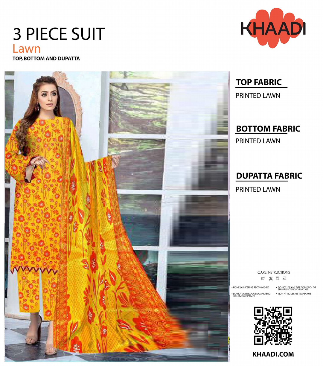 KHAADI Unstitched Lawn 3 Pieces in Wholesale Price π₯β€οΈ
