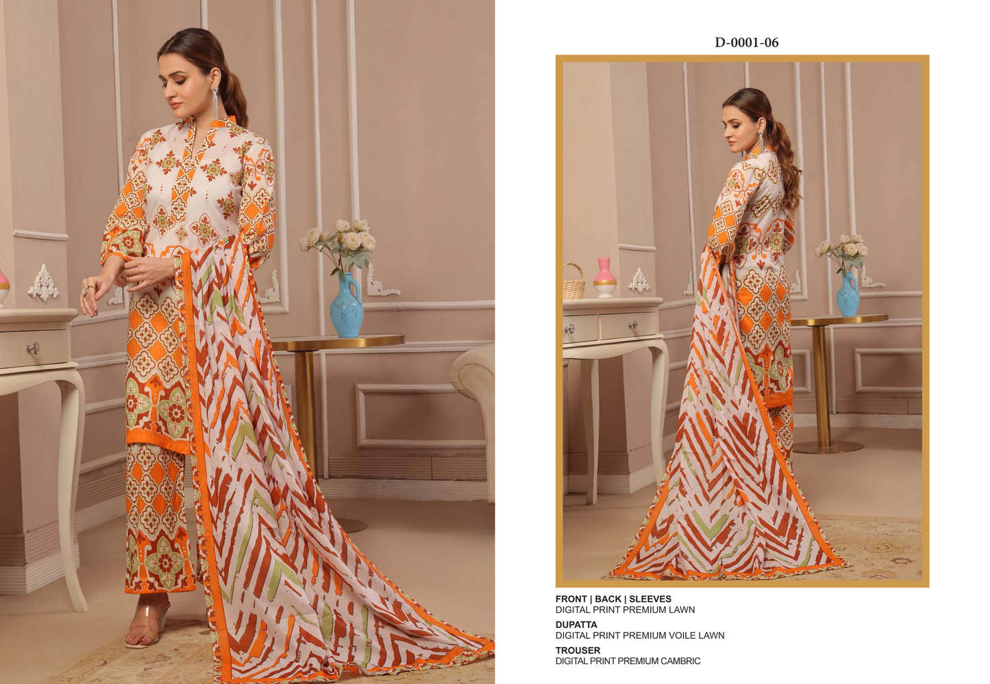 100% Original Spiendor Pop by MoosaJee Farooq Textile Lawn Unstitched 3 Pieces ❤️🔥