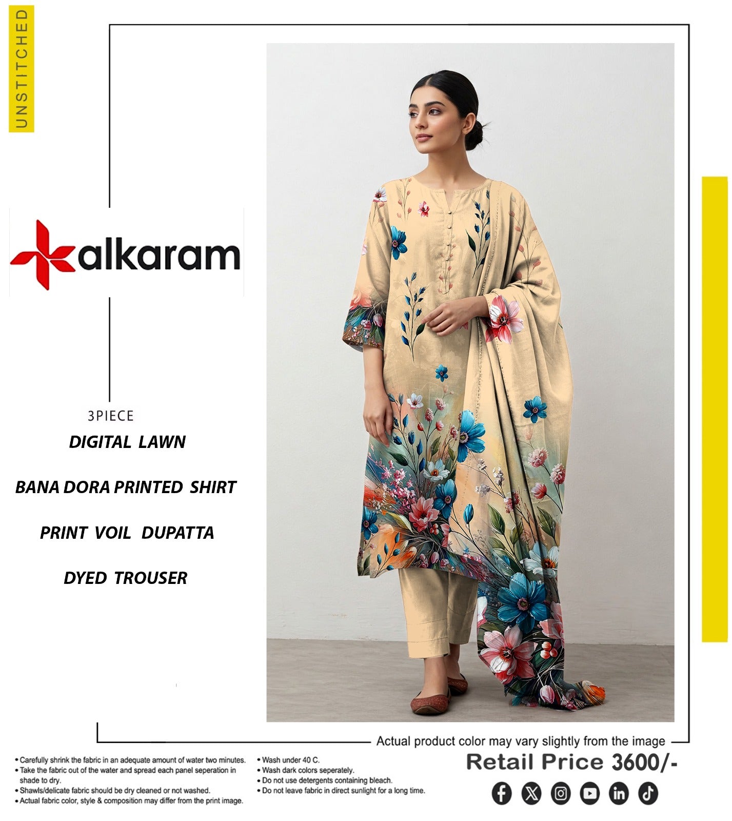 π₯ ALKARAM Tanadora β Premium Luxury Collection π₯ Magenta Tropical Glow