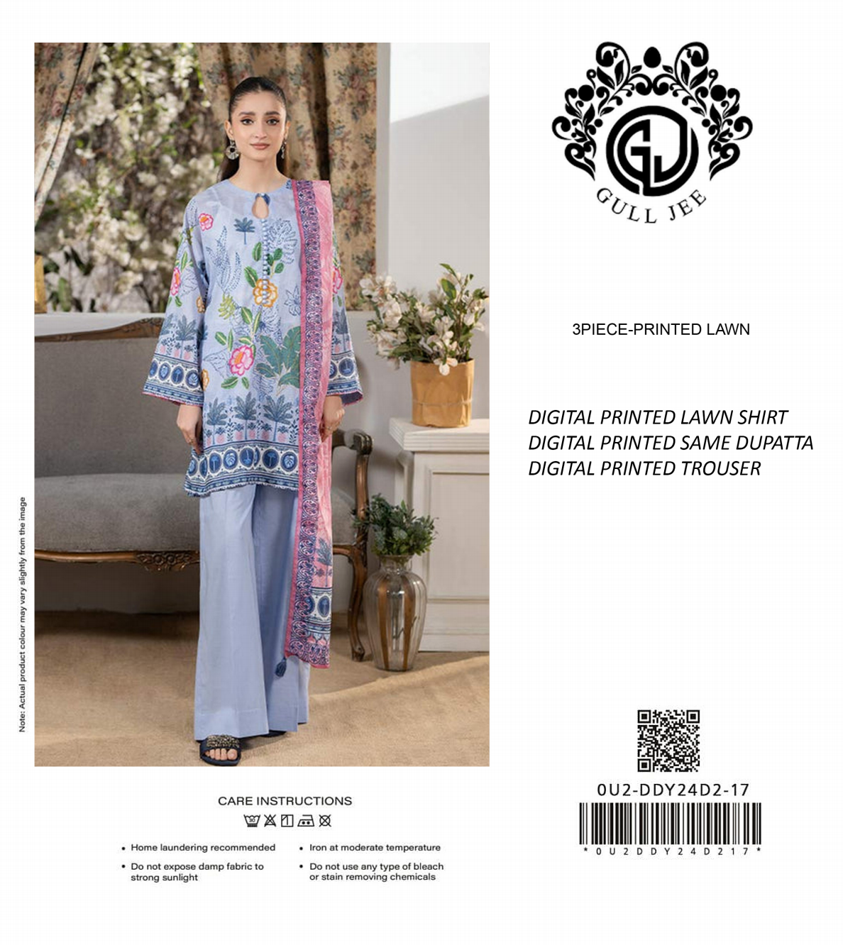 Gull Jee Unstitched Lawn 3 Pieces in Wholesale Price ๐ฅ๐งก