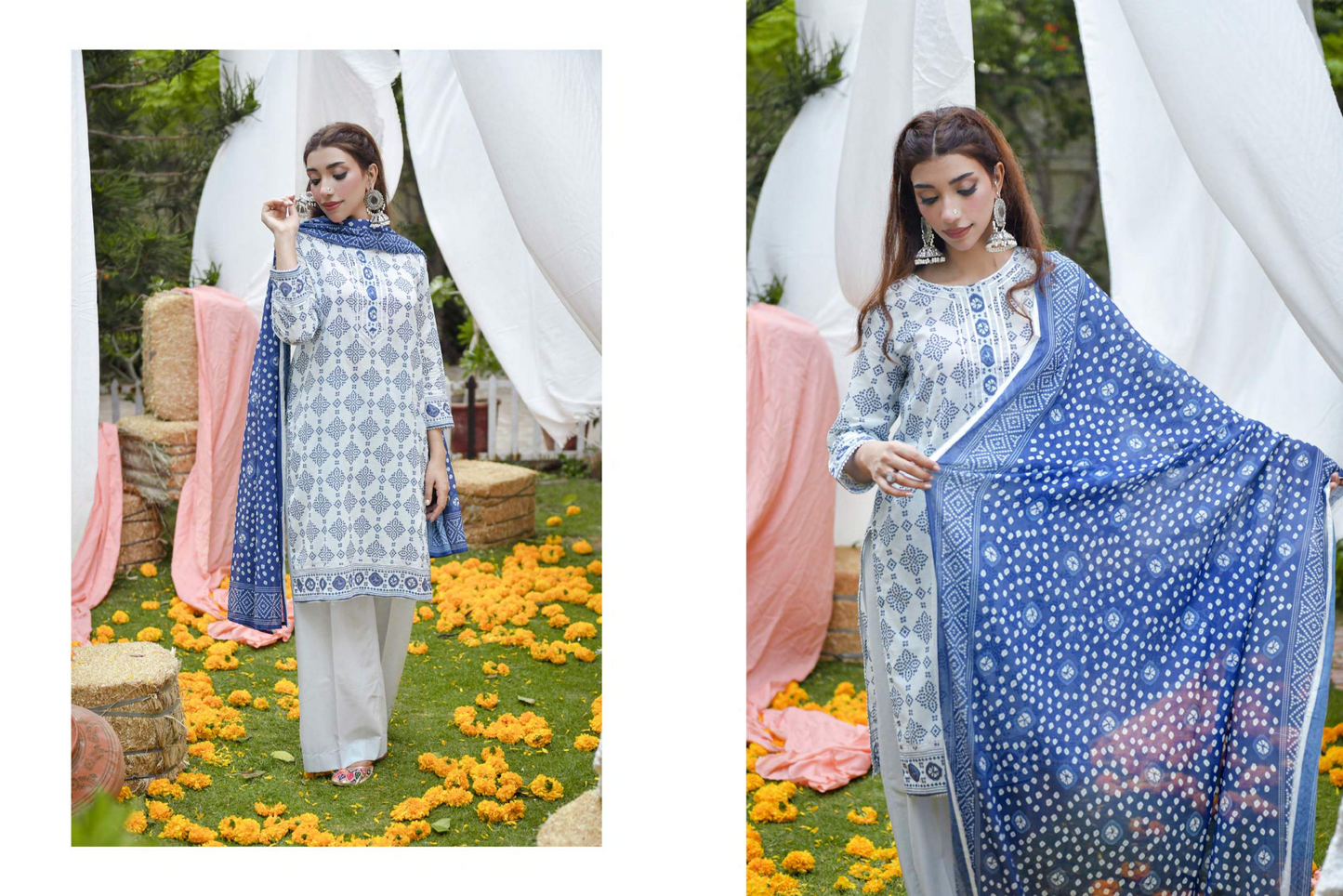 MoosaJee 100% Original Heritage Chunri Unstitched 3Ps๐๐ฅ