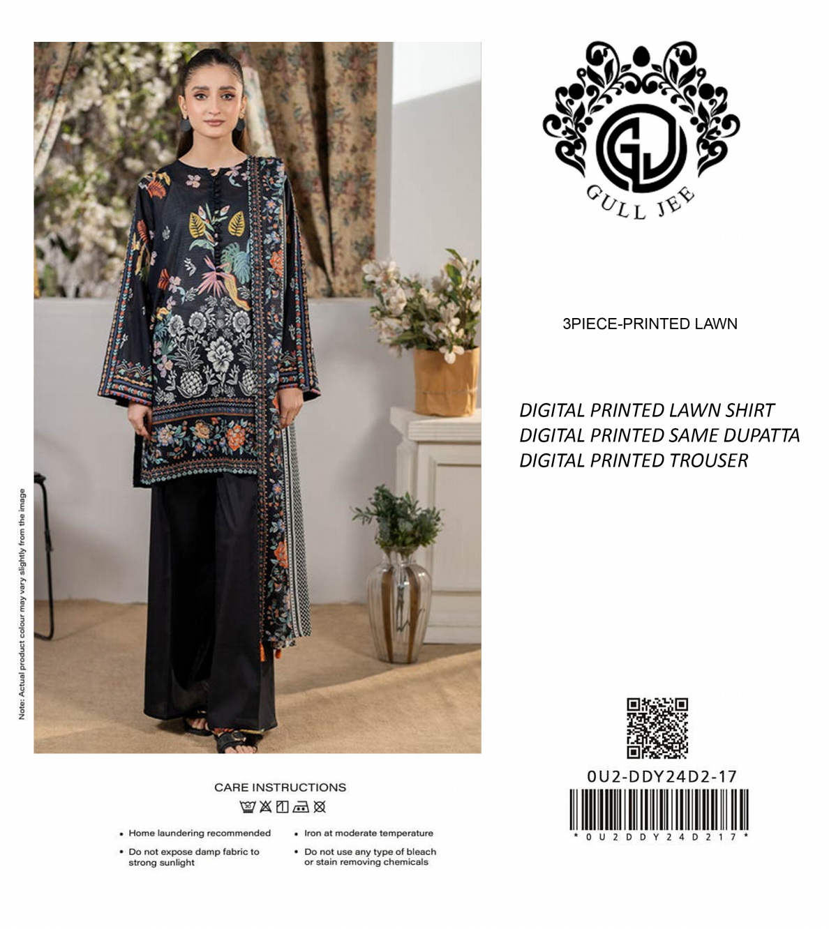 Gull Jee Unstitched Lawn 3 Pieces in Wholesale Price ๐ฅ๐งก