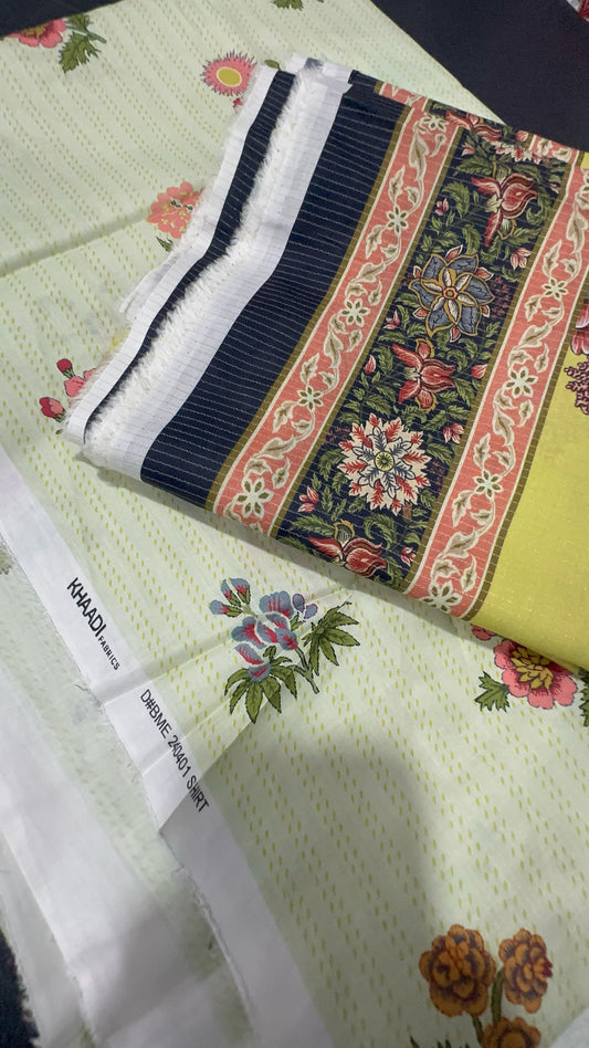 KHAADI, BONANZA, ORIENT & J• ORIGINAL LAWN 2 PCS (S+D)