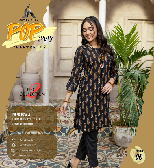 POP (S+T) Series Collection By Jawed Arts®️ Chapter #02 Design No: 6