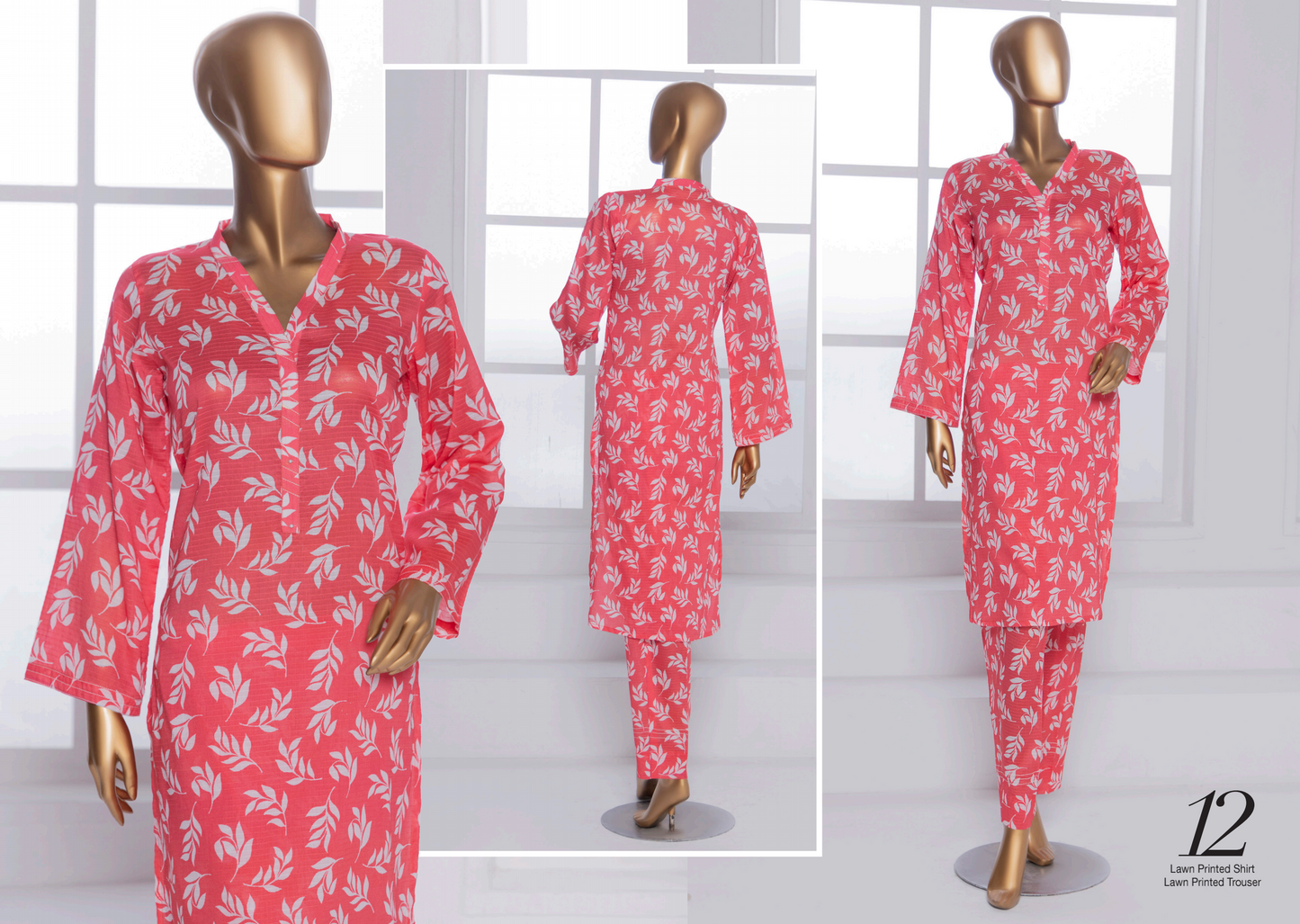 š SAWERA BANADORA 100% Original Lawn 2 PC Unstitched ā Series 2025 š