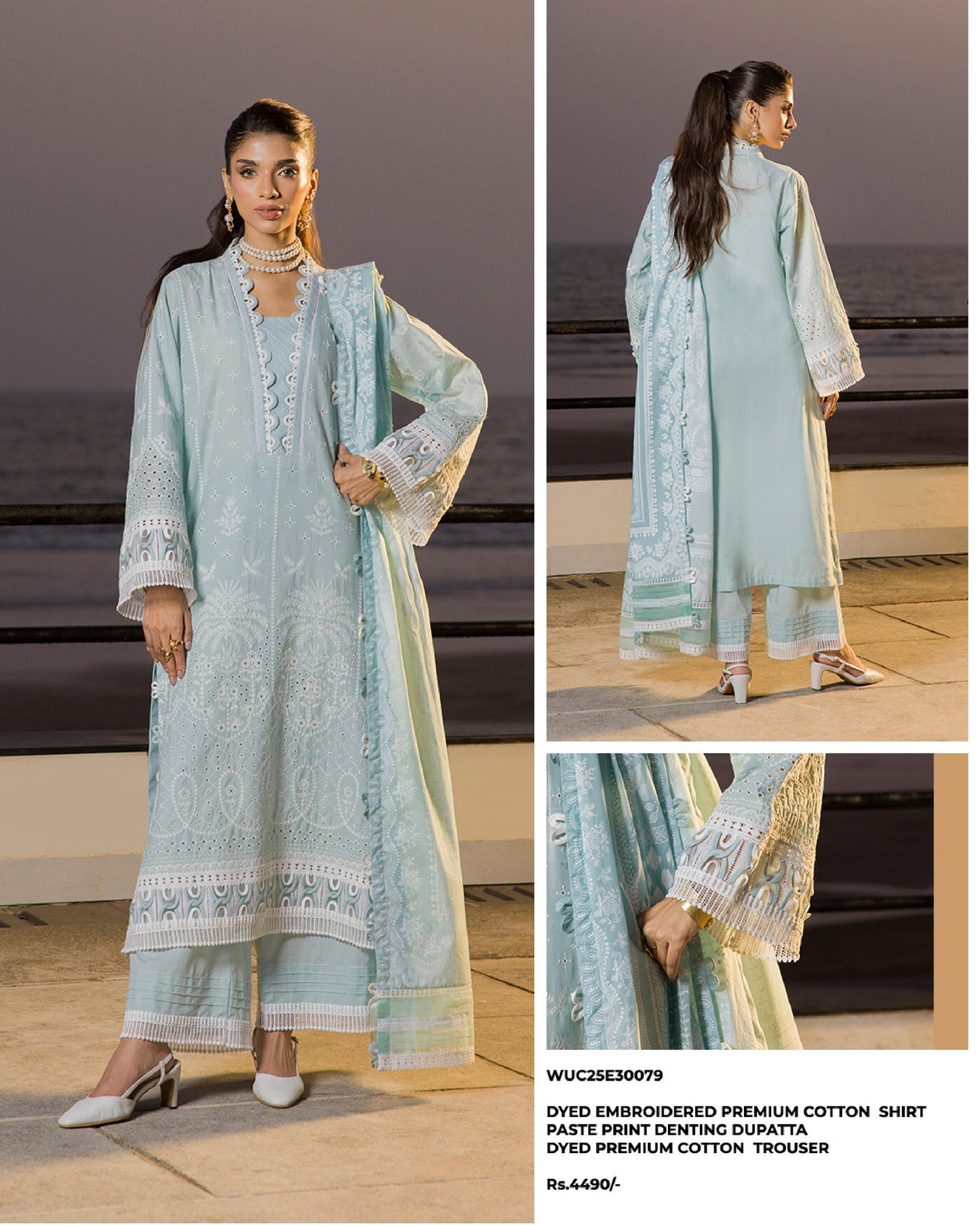 πΈβ¨ Zellbury Signature Unstitched Fancy Chikankari Luxury 3 Pieces β¨πΈ