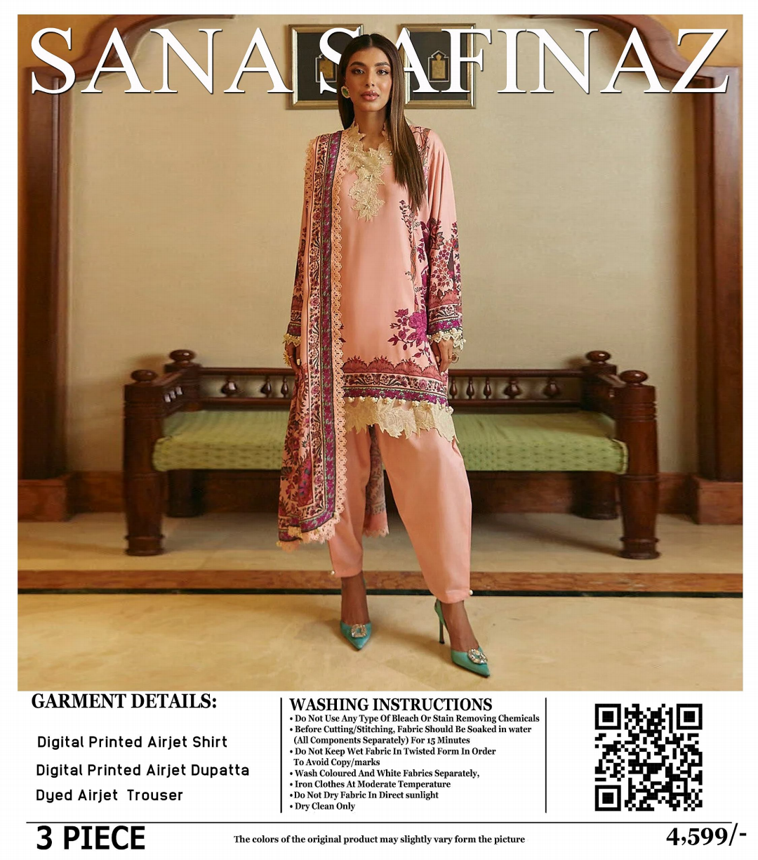 Sana Safinaz Lawn Unstitched 3 Pieces ❤️🔥