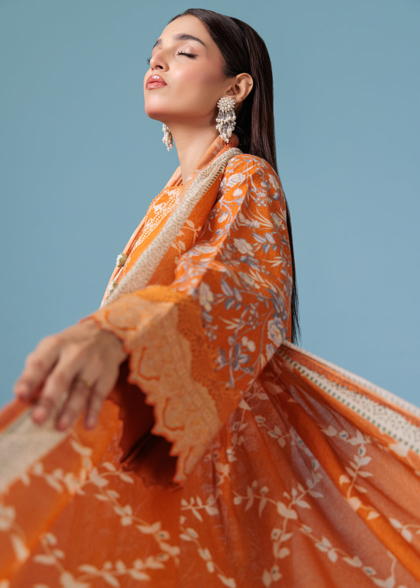 Bonanza Satrangi Unstitched Blossoms - 3 Pc (WU3PPBS25LIUN95) 🔥🥰
