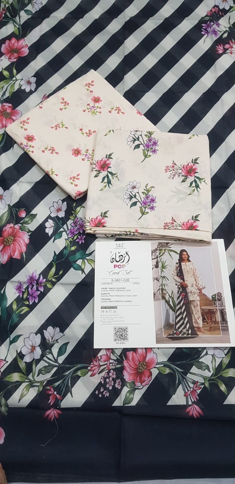 MoosaJee 100% Original Pop Series Unstitched Cord๐๐ฅ