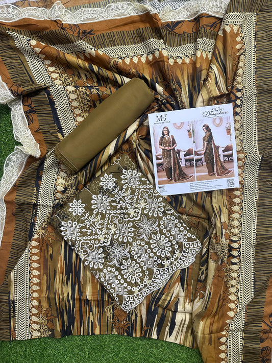 MOOSA JEE DHAGAKARI EMBROIDERED UNSTITCHED 3PCS COLLECTION