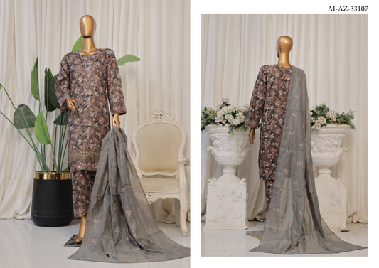 Aifa Azure Stitched Embroidery Collection ๐งต๐