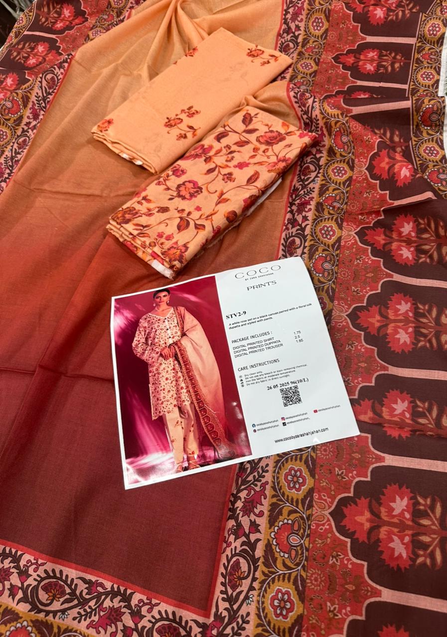 COCO by ZARA SHAHJAHAN 3P Unstitched