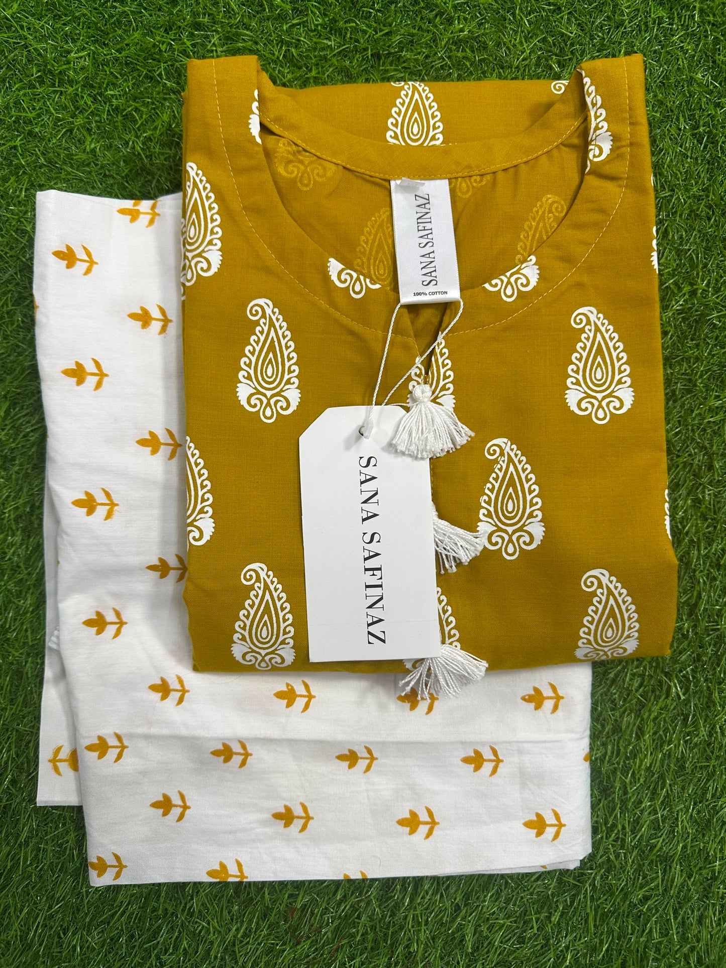 SanaSafinaz Stitched 2PCS Mustard