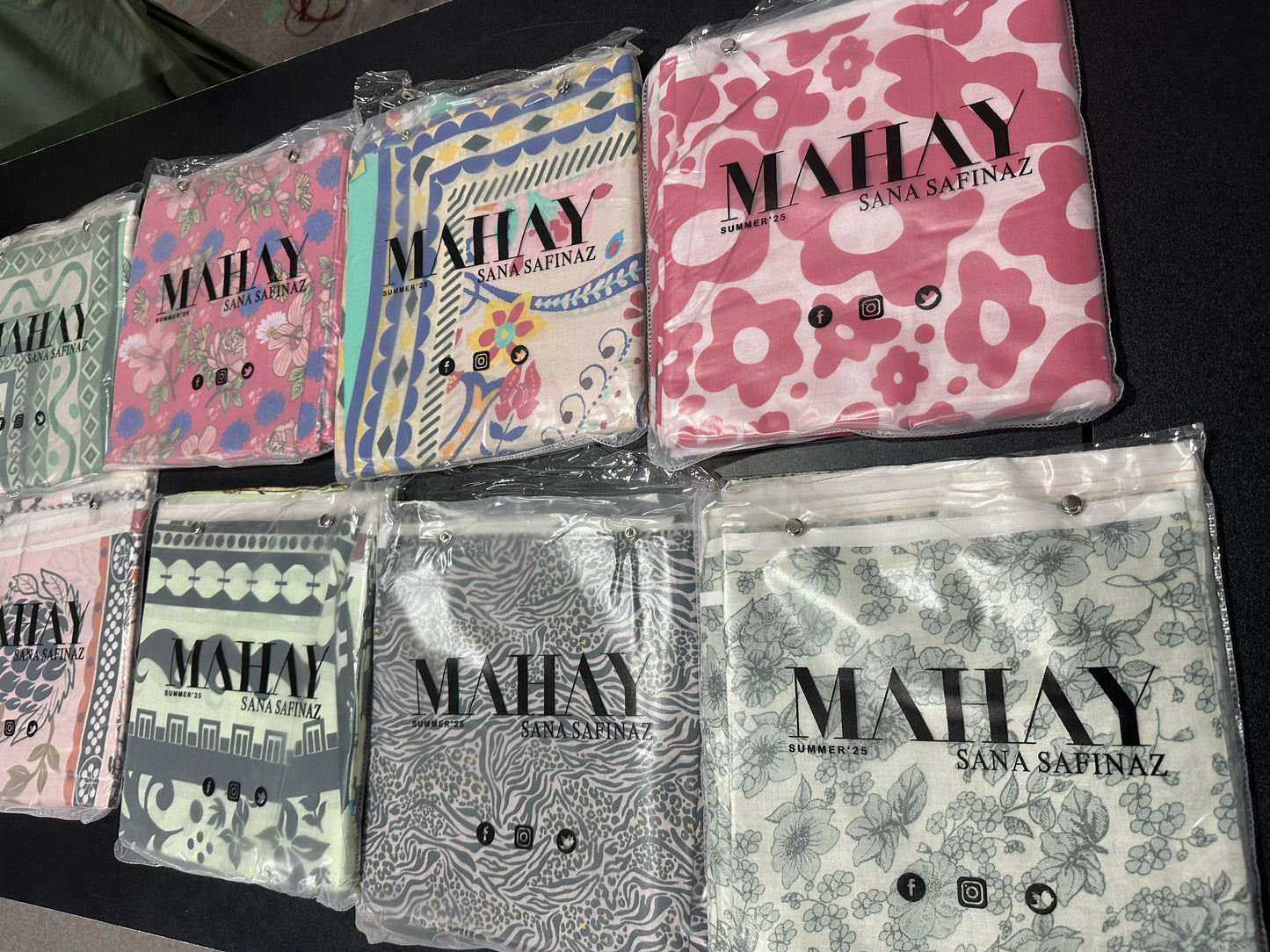 Sana Safinaz MAHAY Unstitched Lawn 3 Piece in Wholesale Price 🔥