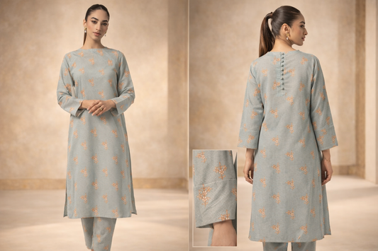 EGO 100% Original Lawn Shirt Piece Unstitched Digital Printed ๐๐งก