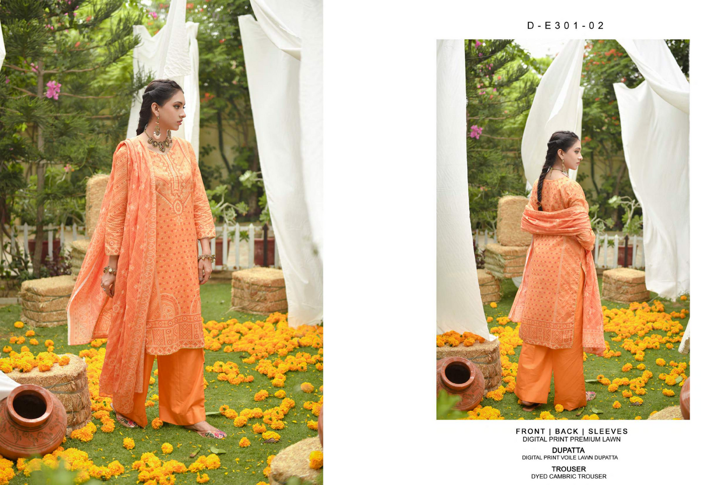 MoosaJee 100% Original Heritage Chunri Unstitched 3Ps๐๐ฅ