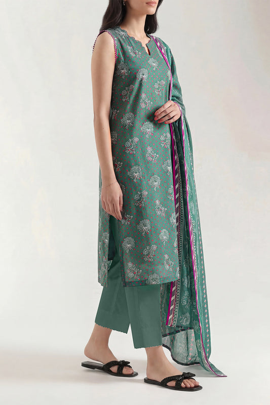 Saya 3 Piece Premium Lawn Collection D.C: U01-26008-P07AW