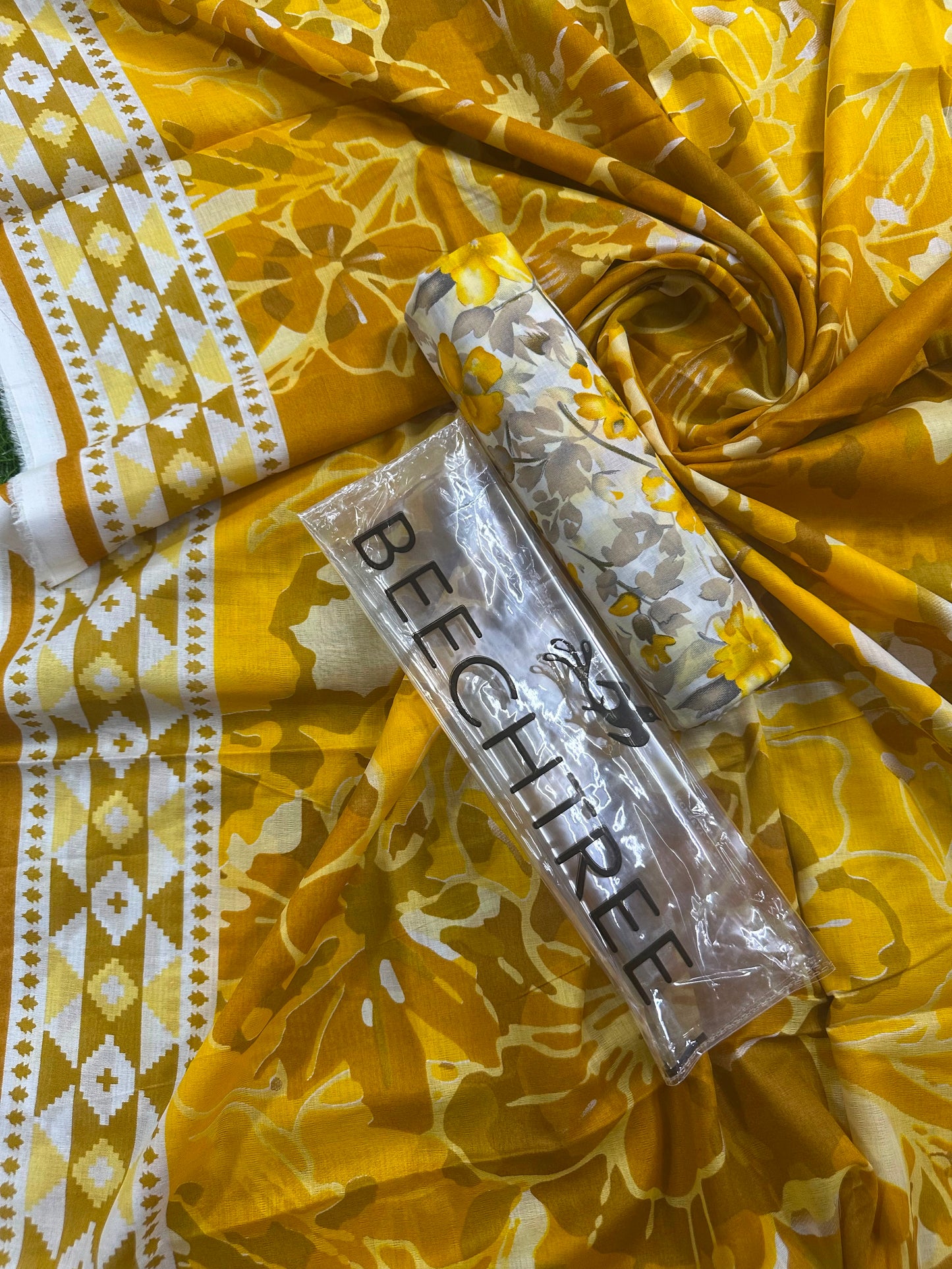 BeechTree Beige-Yellow 2PCS S+D