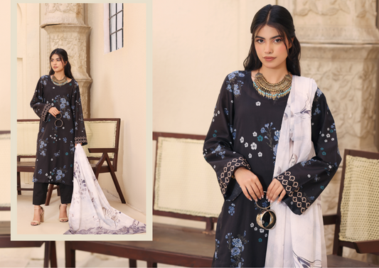 Inaaya Ali Lawn 3 Piece Collection 2026 By Arham Textile