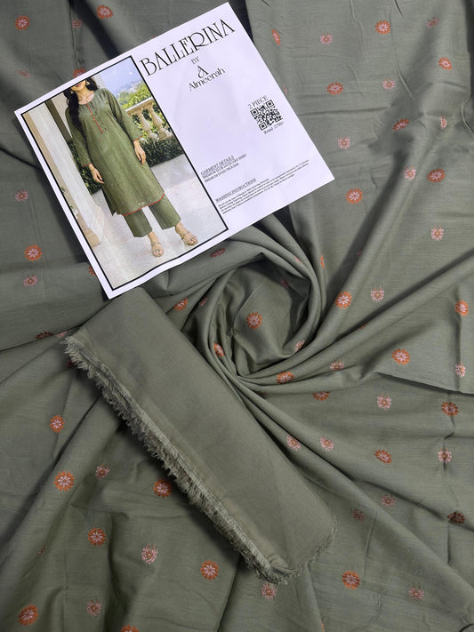 BALLERINA BY ALMEERAH D-3 - 2PCS JACQUARD COLLECTION