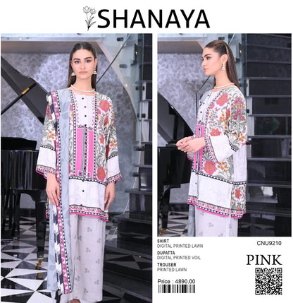 SHANAYA UNSTITCHED CORDSET STYLE 3 PIECE 🎉💜