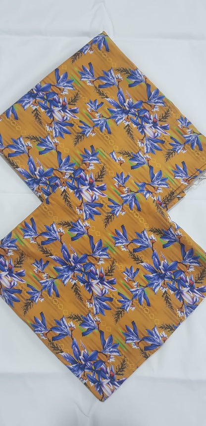 🌟 ZAMAN 100% Original Lawn 2 PC Unstitched – Series 2025 🌟