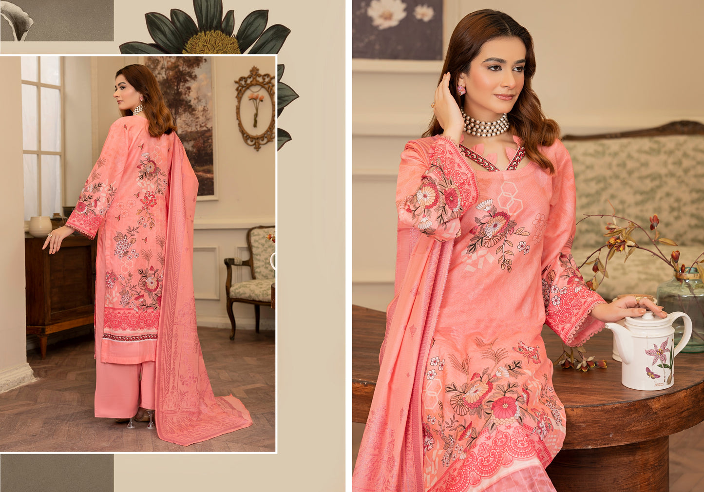 ✨ Cherry Premium Cambric Lawn – 3pc Airjet Dubby Print Collection (Vol. 01)
💕 By Lamisah Textile – Latest Vol. 2025 💕