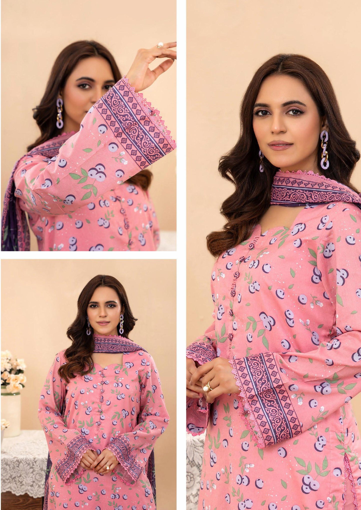 ZESH Unstitched Lawn 100% Original 3 PCs Suit In WHOLESALE PRICE 💯✨