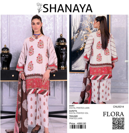 SHANAYA UNSTITCHED CORDSET STYLE 3 PIECE 🎉💜