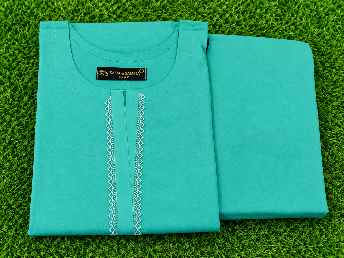Saira & Samina Dyed Stitch Stitch 2Pcs