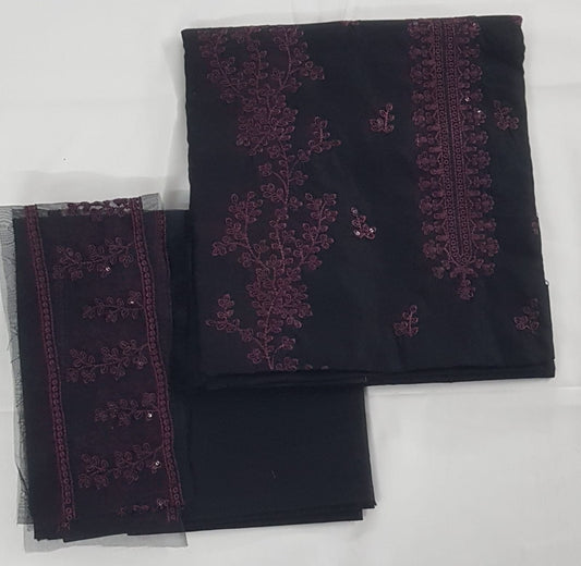 SAQAFAT 2 Piece Embroidered Lawn Suit | 100% Original | Heavy Embroidered Shirt & Dyed Trouser | Premium Lawn Collection 2025