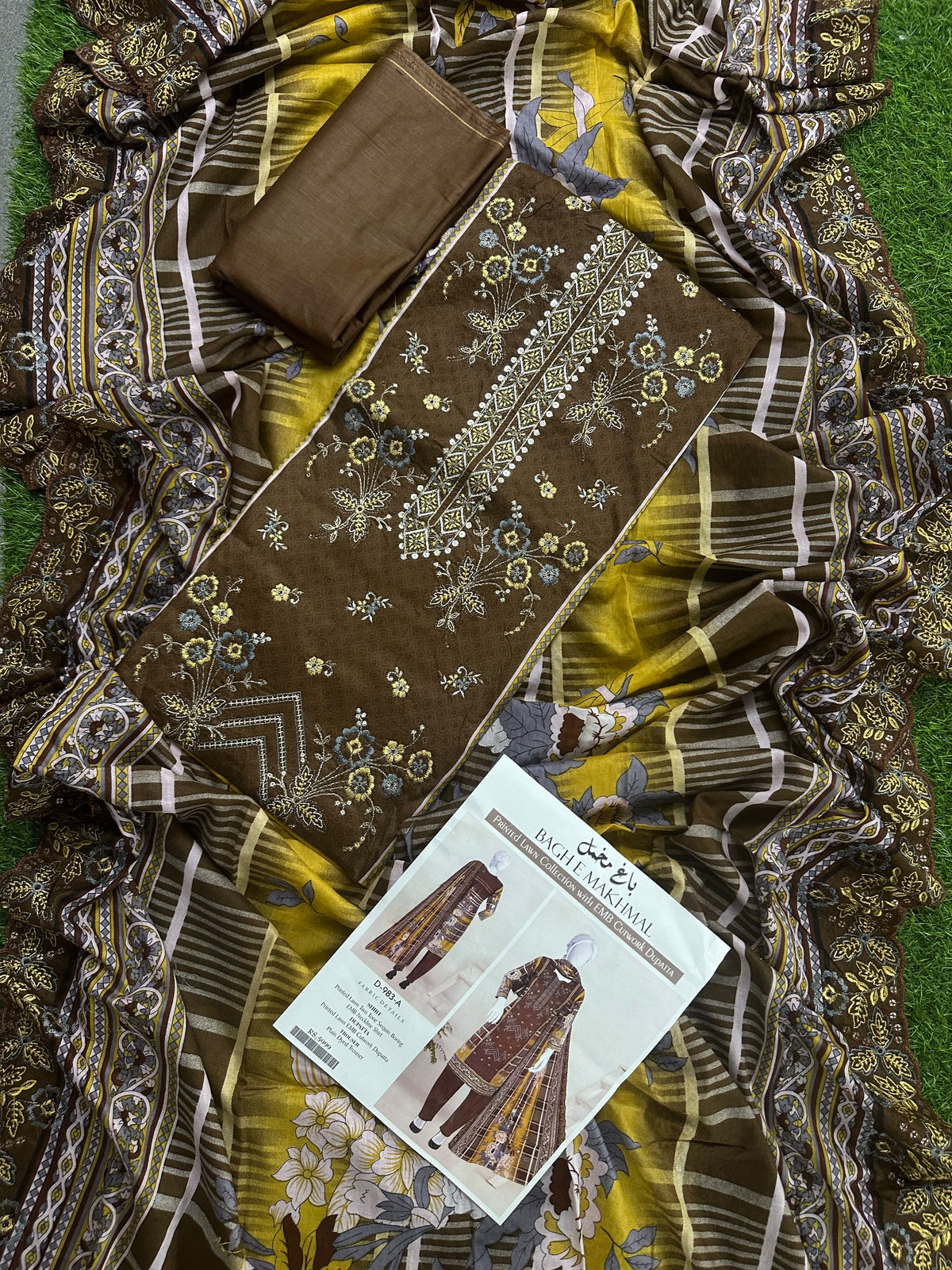 Bagh e Makhmal D-938-A Embroidered 3Pcs