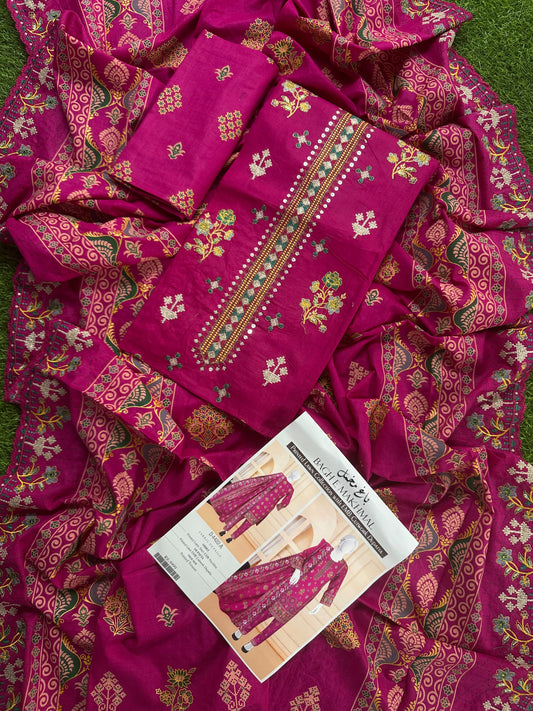 Bagh e Makhmal D-4422-A Embroidered 3Pcs
