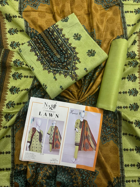 Noor E Azal D-319 Embroidered 3Pcs