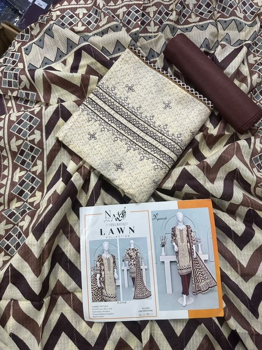 Noor E Azal D-219-B Embroidered 3Pcs