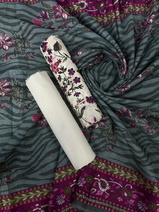 Bin Saeed Pista Printed Cotton 3Pcs