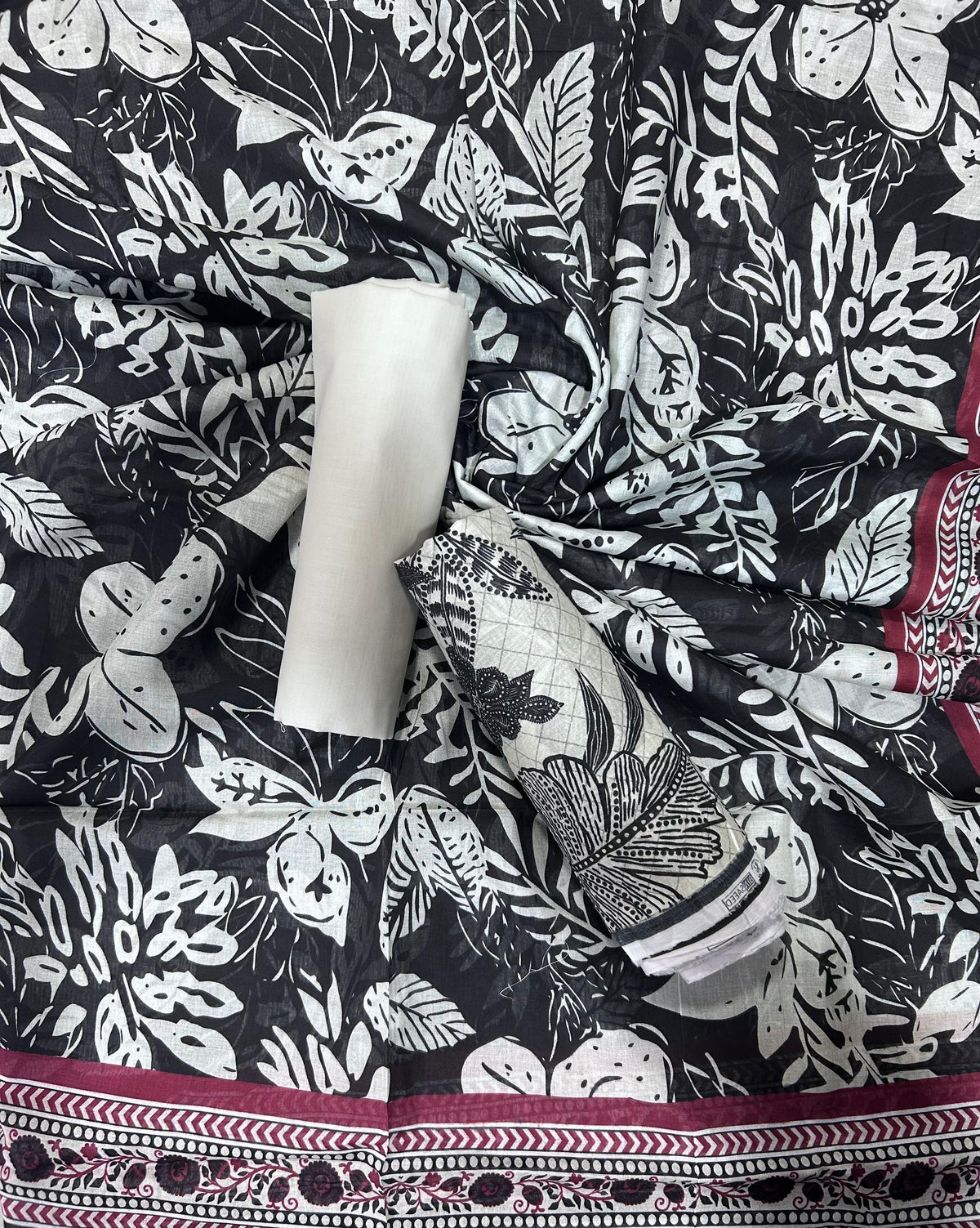Bin Saeed Skin Printed Cotton 3Pcs