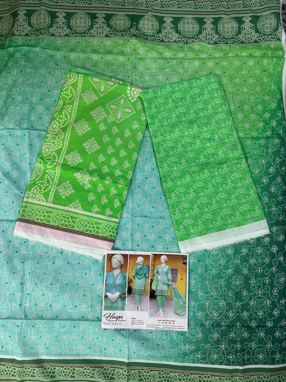 HAYA 100% Original 🌷 3PC Unstitched In Wholesale Price 😱❤️